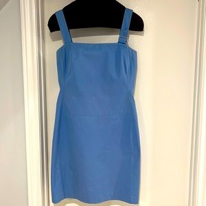 CLUB MONACO, SZ 10, SUMMER COTTON DRESS, BLUE, 100% COTTON